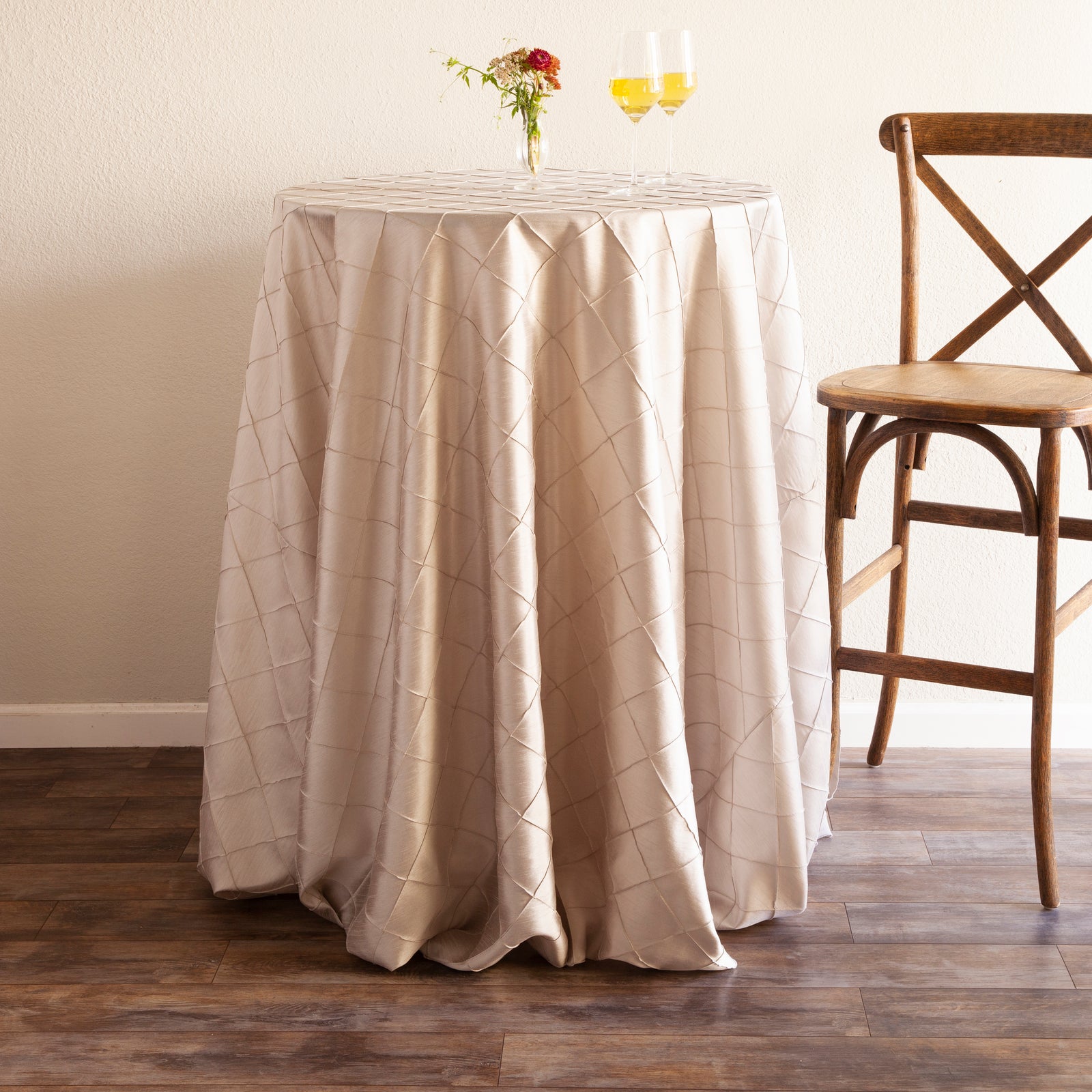 Dupioni Pintuck Table Linens