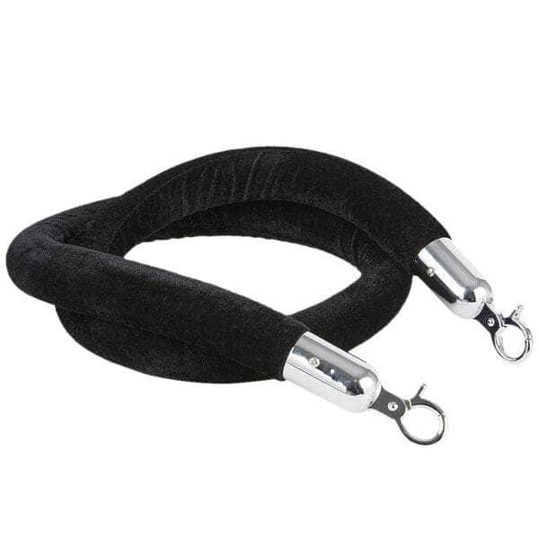 Stainless Steel Stanchion and Black Rope