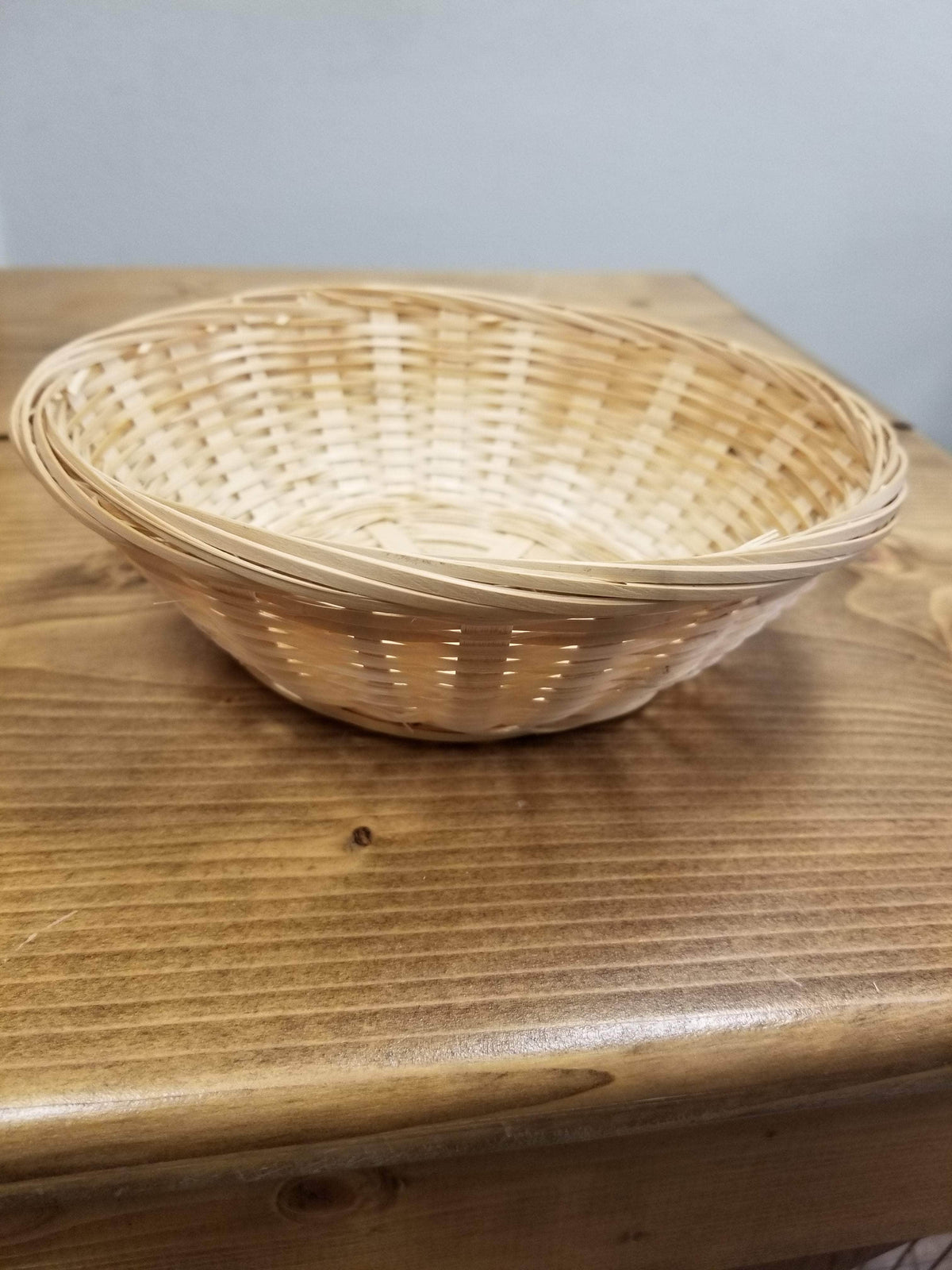 Bread Basket, Wicker Round