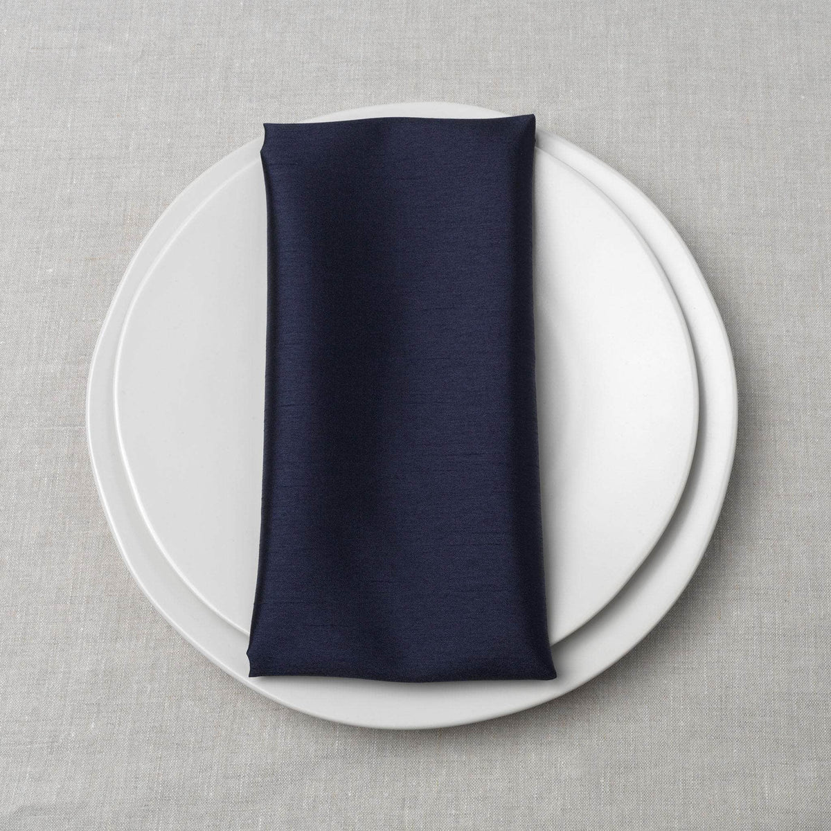 Dupioni Table Linens - Navy