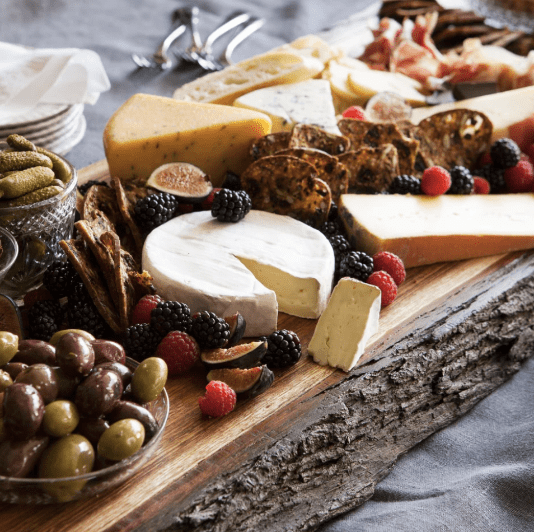 Rustic Wooden Charcuterie Board