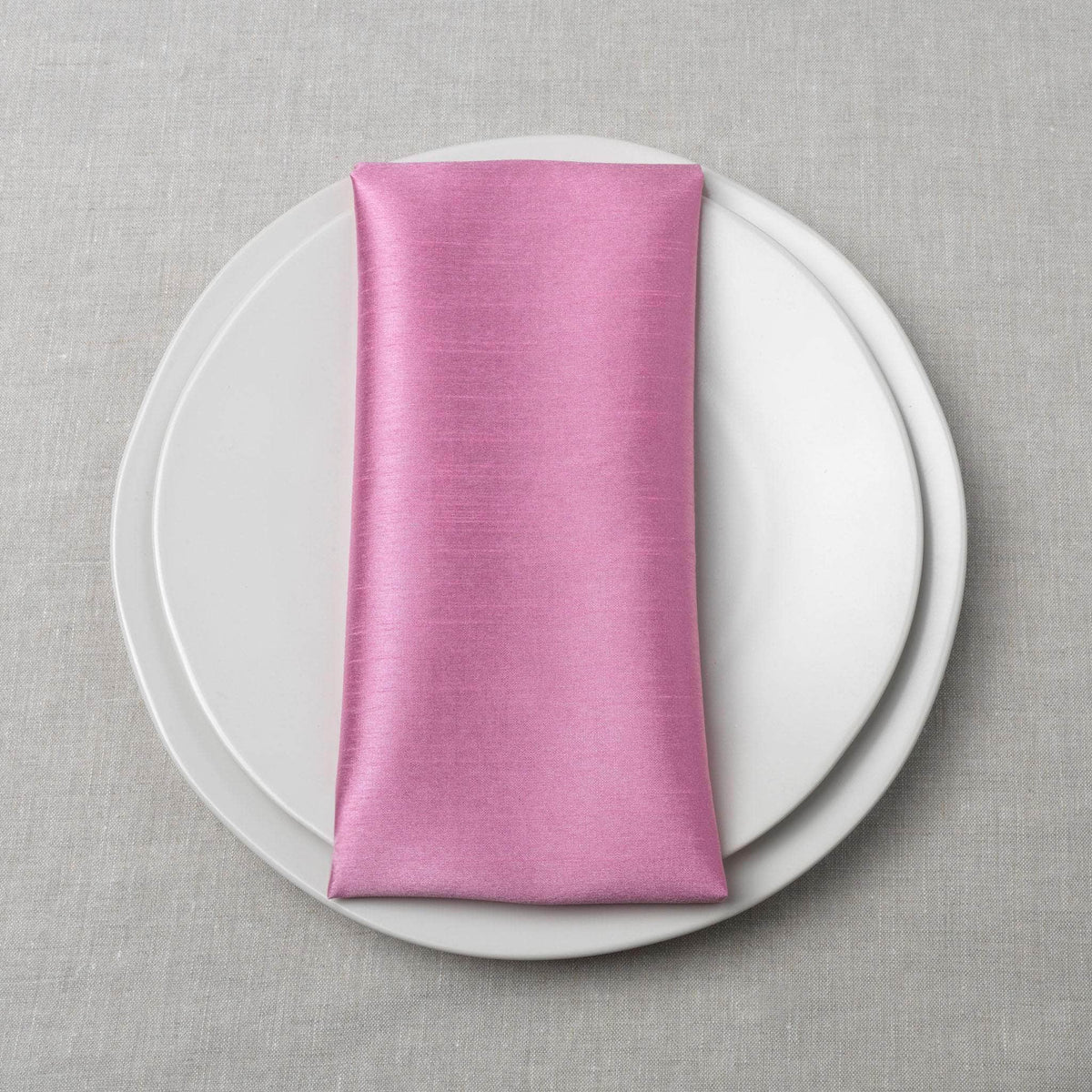Dupioni Table Linens - Pink