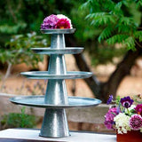 Galvanized Cake Stands