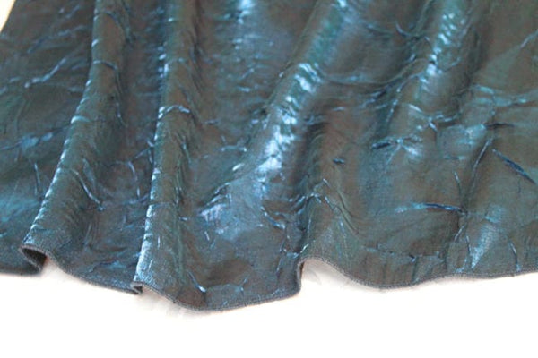 Iridescent Crush Table Linen - Cobalt Blue