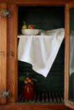 European Linen Table Runner in White