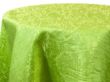 Iridescent Crush Table Linen - Lime