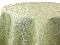 Iridescent Crush Table Linen - Seafoam