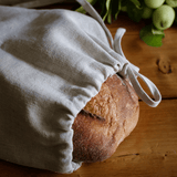 Linen Bread Bag and Bread San Francisco