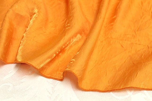 Iridescent Crush Table Linen - Mango