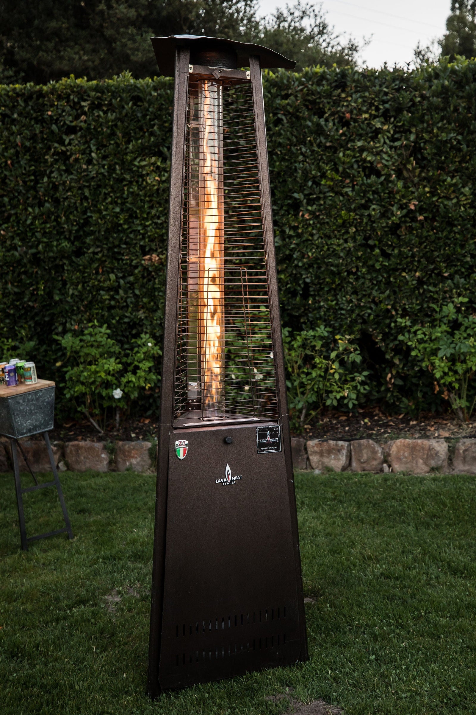 Antique Bronze Pyramid Heater