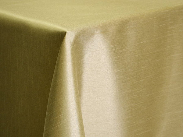 Dupioni Table Linens - Soft Gold