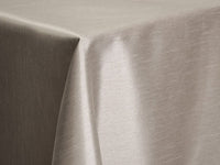 Dupioni Table Linens - Silver