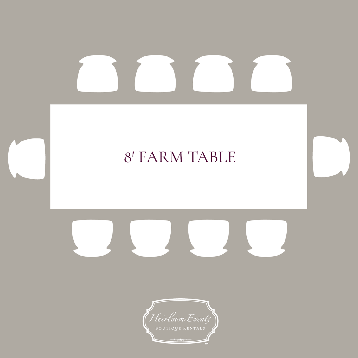 Farm Table Format Handmade Farm Table Rentals | San Francisco - Heirloom Events